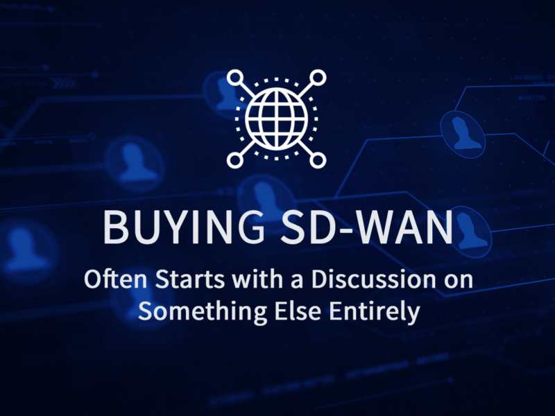 Buying SD-WAN Often Starts with a Discussion on Something Else Entirely
