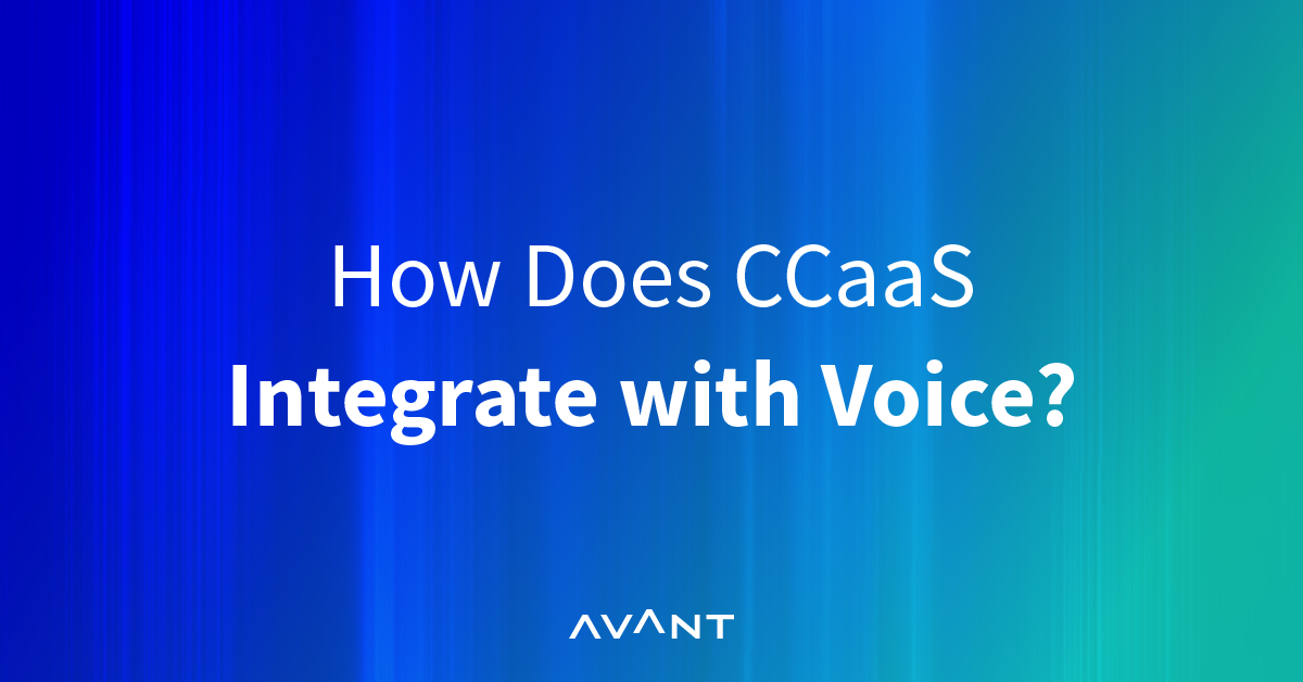 ccaas and voice