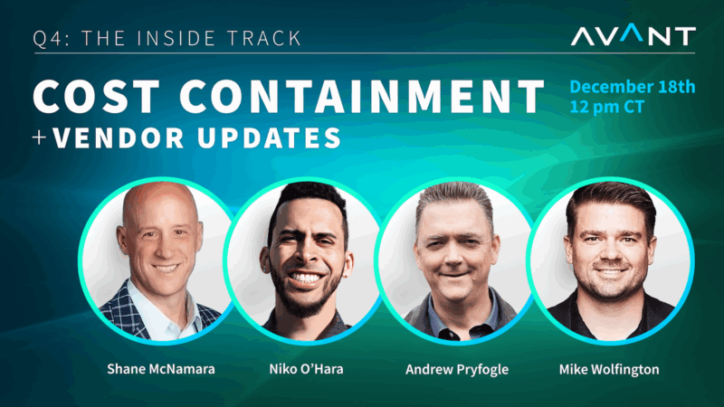 Q4 Inside Track: Cost Containment + Vendor Updates