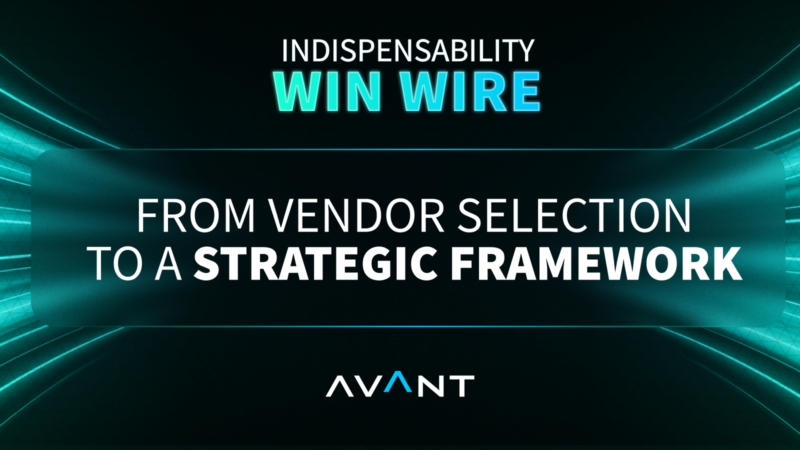 Indispensability Win Wire: From Vendor Selection to a Strategic Framework