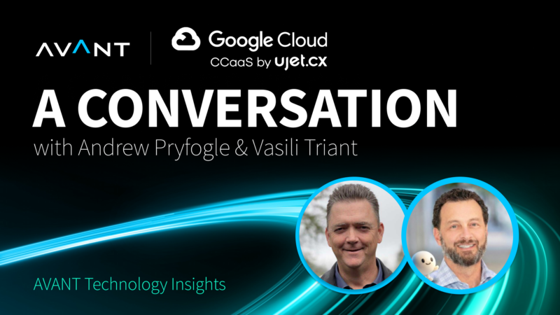 A Conversation with AVANT & UJET – Featuring Andrew Pryfogle & Vasili Triant